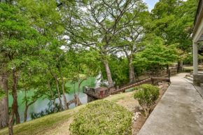 Stunning Riverfront View with Outdoor Fireplace!